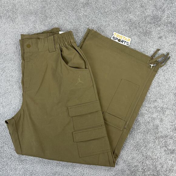 Jordan Pants - Jordan Cargo Pants Womens Large Brown Loose Fit FD7215-395 Repel Utility New